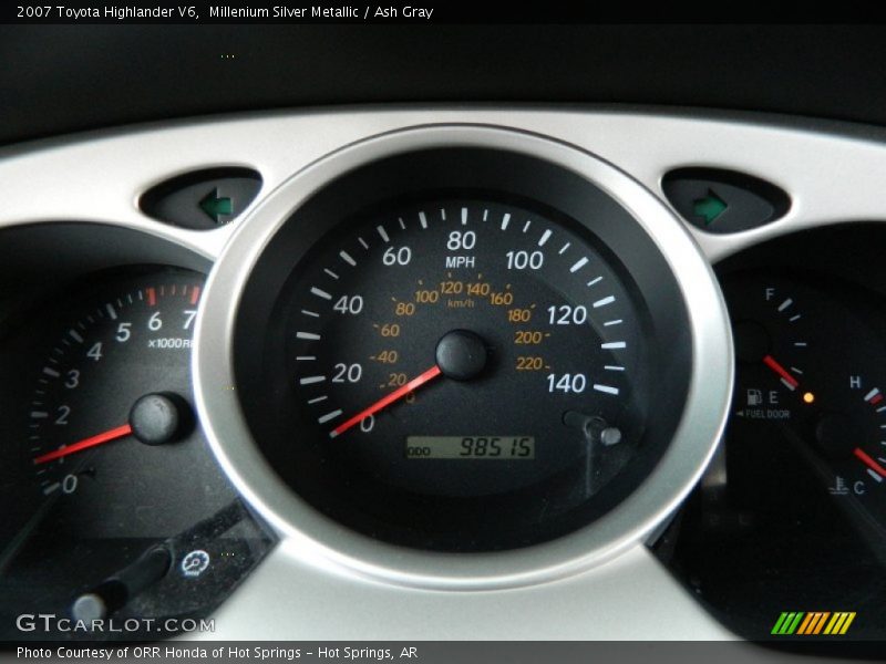 Millenium Silver Metallic / Ash Gray 2007 Toyota Highlander V6