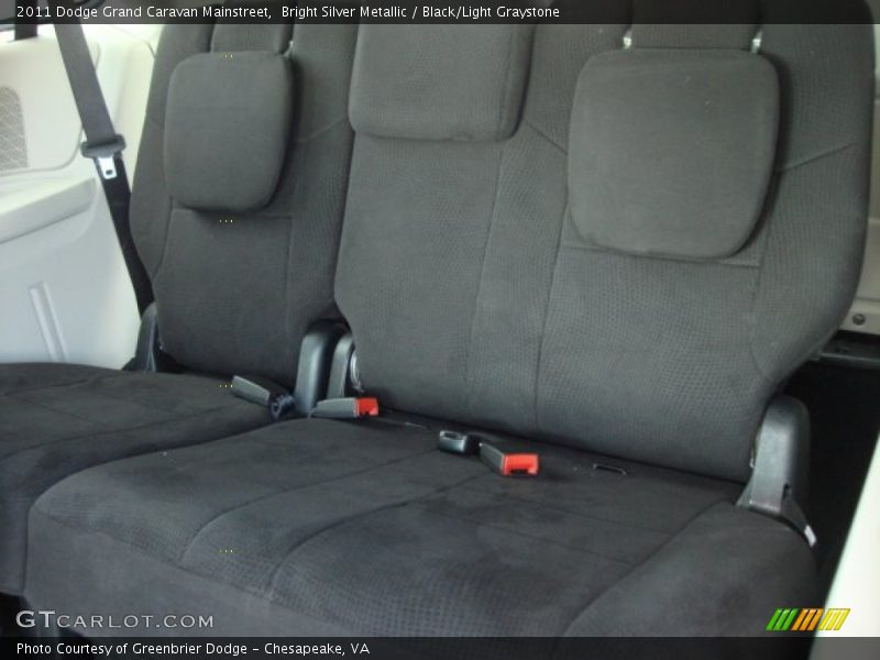 Bright Silver Metallic / Black/Light Graystone 2011 Dodge Grand Caravan Mainstreet