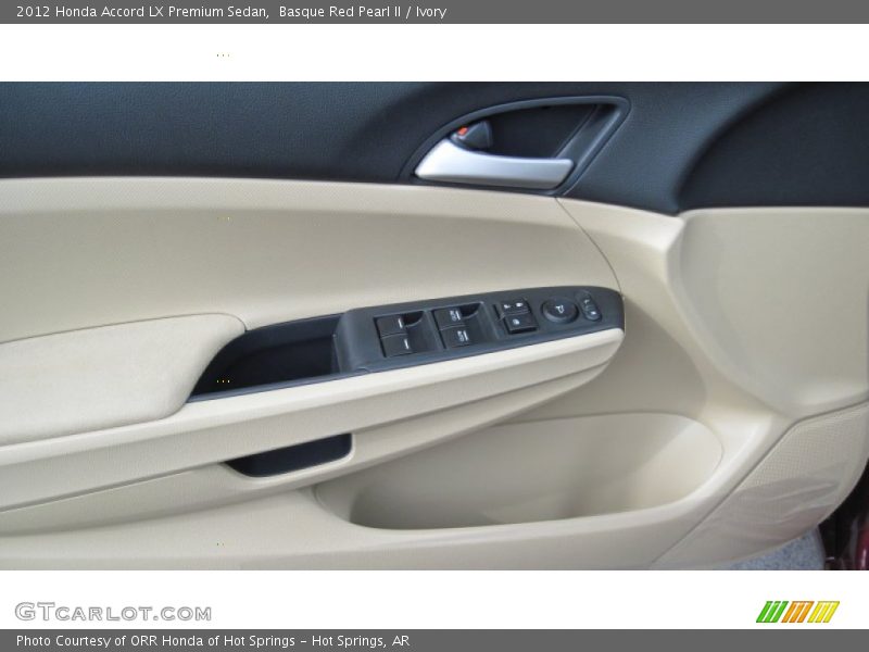 Basque Red Pearl II / Ivory 2012 Honda Accord LX Premium Sedan