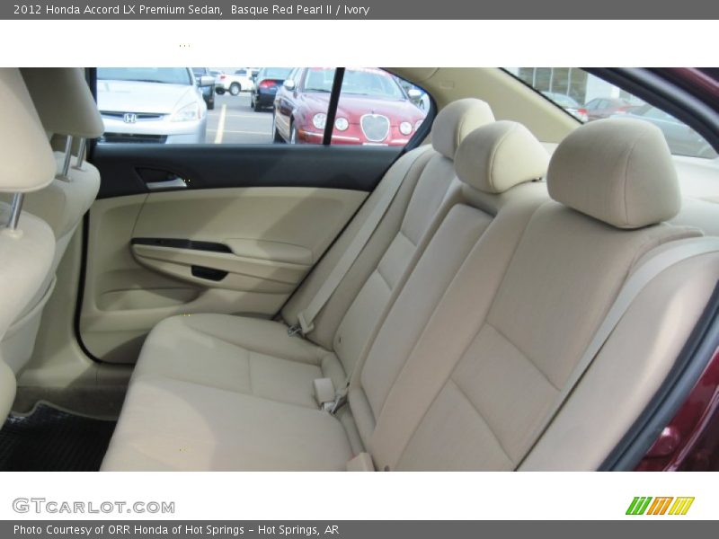 Basque Red Pearl II / Ivory 2012 Honda Accord LX Premium Sedan