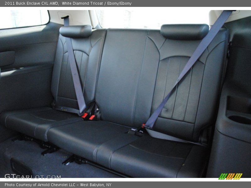 White Diamond Tricoat / Ebony/Ebony 2011 Buick Enclave CXL AWD