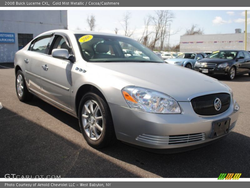 Gold Mist Metallic / Cocoa/Cashmere 2008 Buick Lucerne CXL