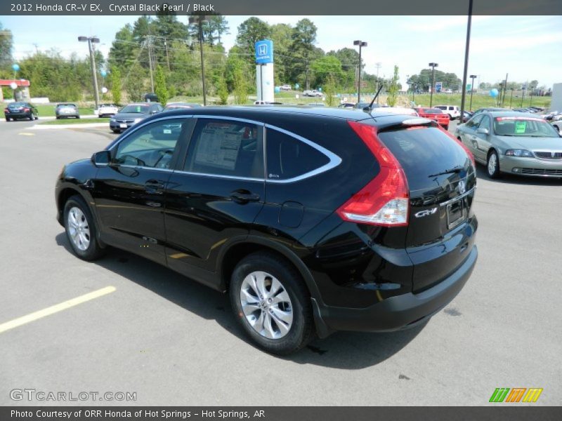 Crystal Black Pearl / Black 2012 Honda CR-V EX