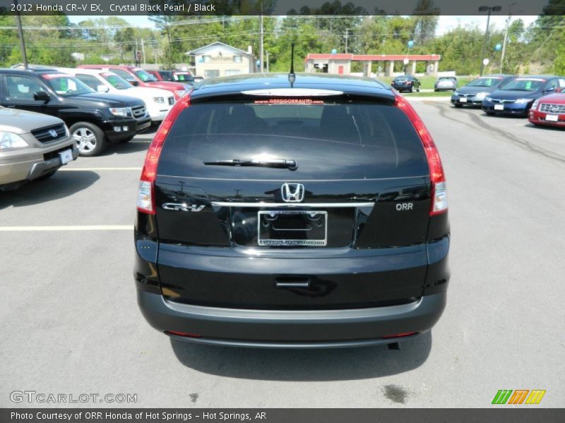 Crystal Black Pearl / Black 2012 Honda CR-V EX