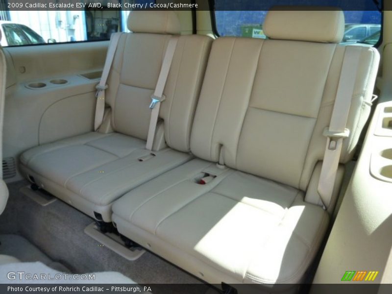Rear Seat of 2009 Escalade ESV AWD