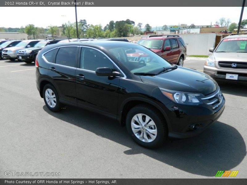 Crystal Black Pearl / Black 2012 Honda CR-V EX