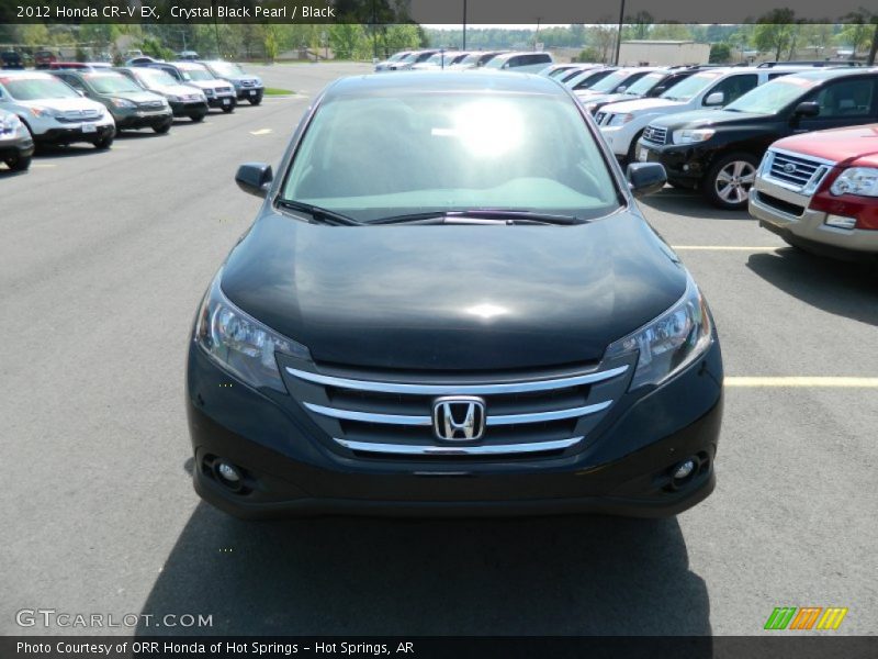 Crystal Black Pearl / Black 2012 Honda CR-V EX