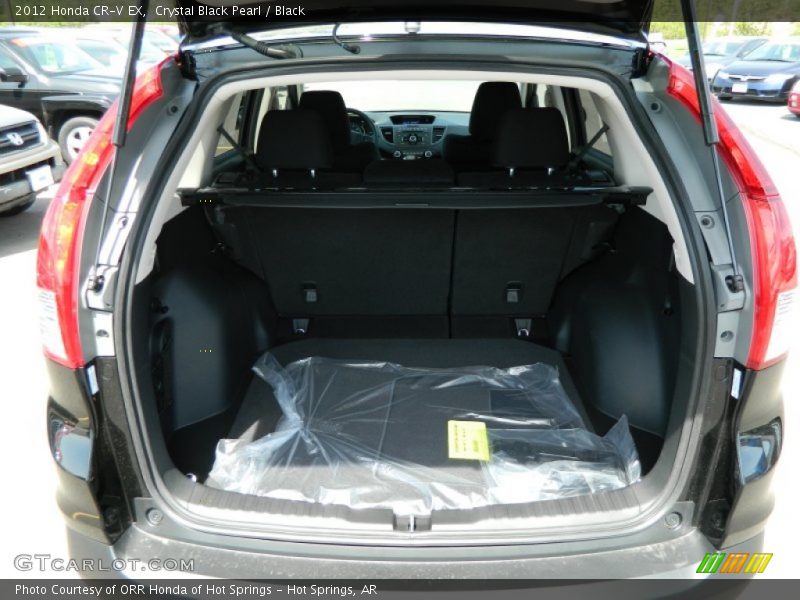 Crystal Black Pearl / Black 2012 Honda CR-V EX