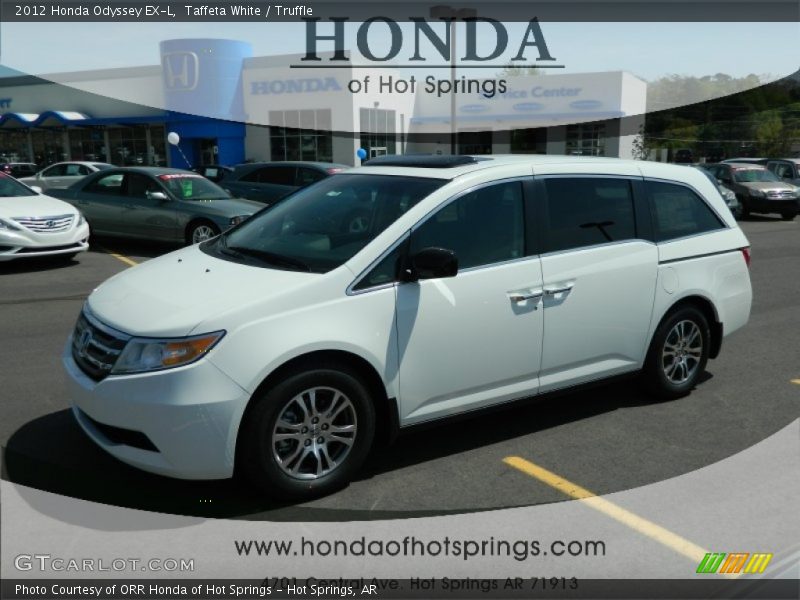 Taffeta White / Truffle 2012 Honda Odyssey EX-L