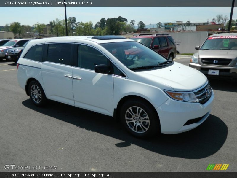 Taffeta White / Truffle 2012 Honda Odyssey EX-L