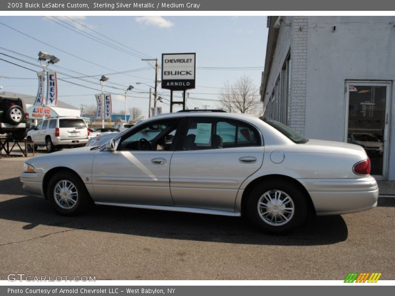 Sterling Silver Metallic / Medium Gray 2003 Buick LeSabre Custom