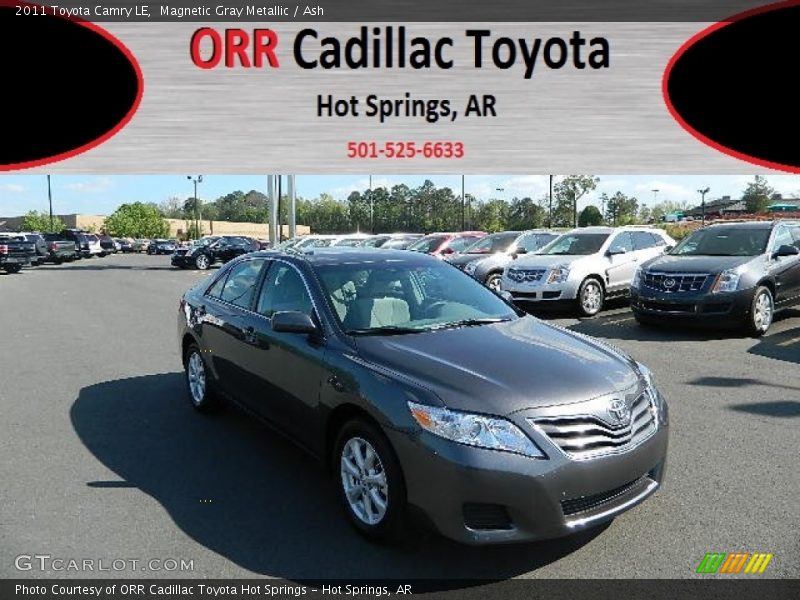 Magnetic Gray Metallic / Ash 2011 Toyota Camry LE