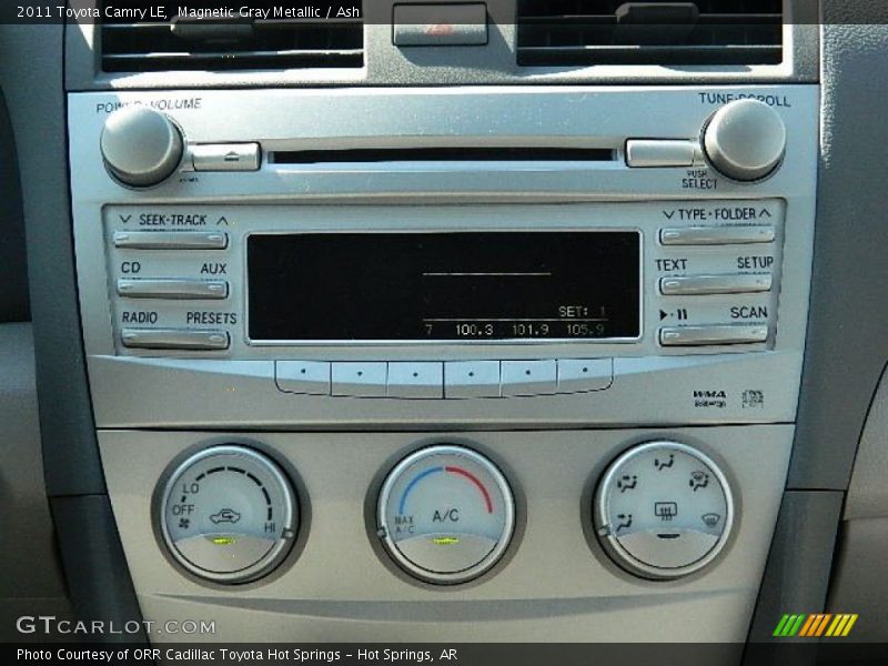 Magnetic Gray Metallic / Ash 2011 Toyota Camry LE