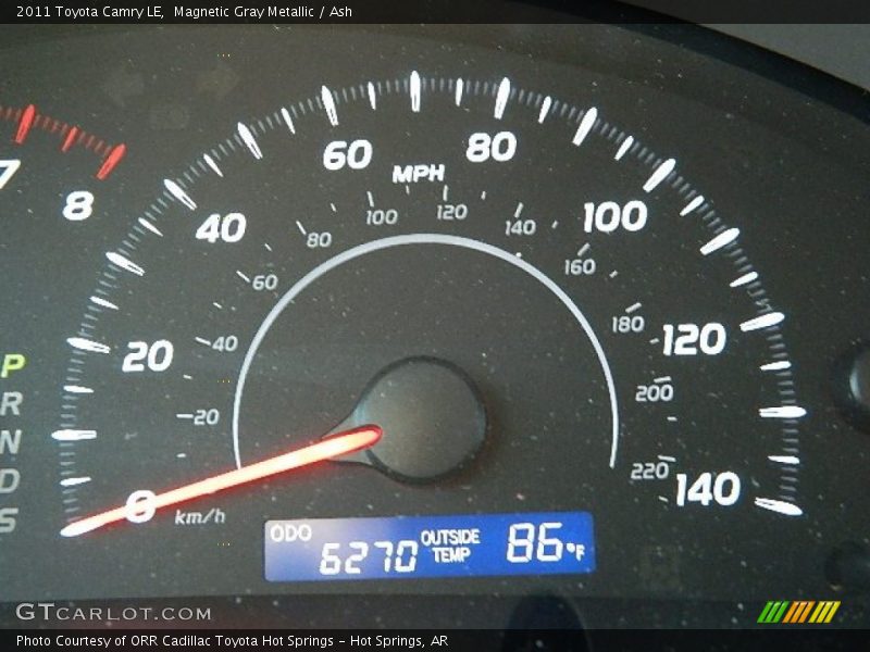 Magnetic Gray Metallic / Ash 2011 Toyota Camry LE