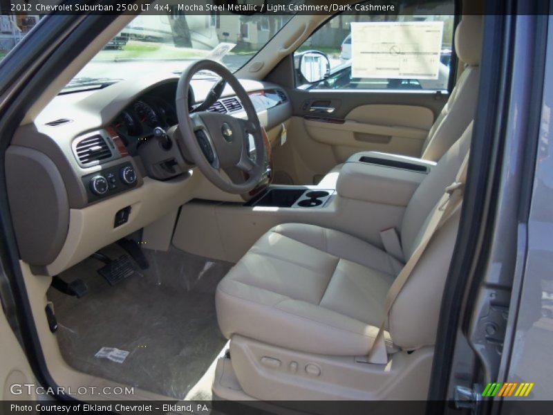 Mocha Steel Metallic / Light Cashmere/Dark Cashmere 2012 Chevrolet Suburban 2500 LT 4x4