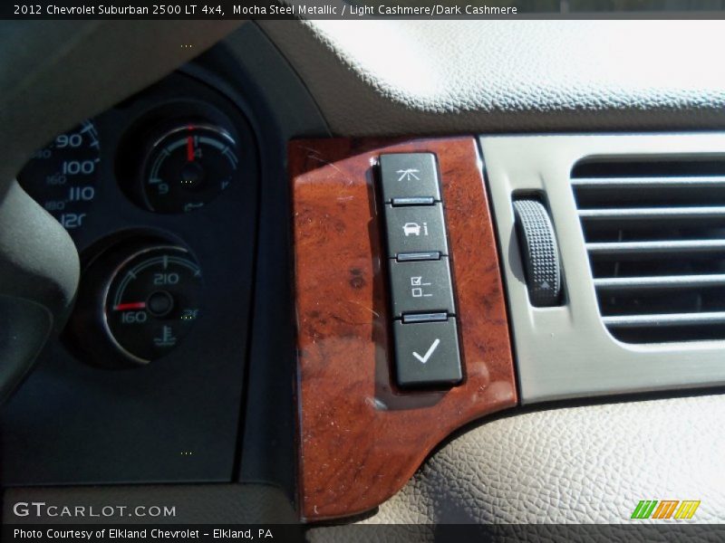 Mocha Steel Metallic / Light Cashmere/Dark Cashmere 2012 Chevrolet Suburban 2500 LT 4x4