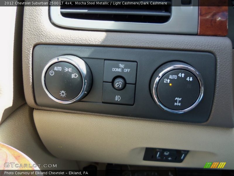 Mocha Steel Metallic / Light Cashmere/Dark Cashmere 2012 Chevrolet Suburban 2500 LT 4x4