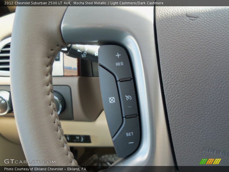 Mocha Steel Metallic / Light Cashmere/Dark Cashmere 2012 Chevrolet Suburban 2500 LT 4x4