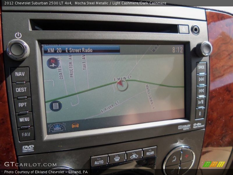 Mocha Steel Metallic / Light Cashmere/Dark Cashmere 2012 Chevrolet Suburban 2500 LT 4x4