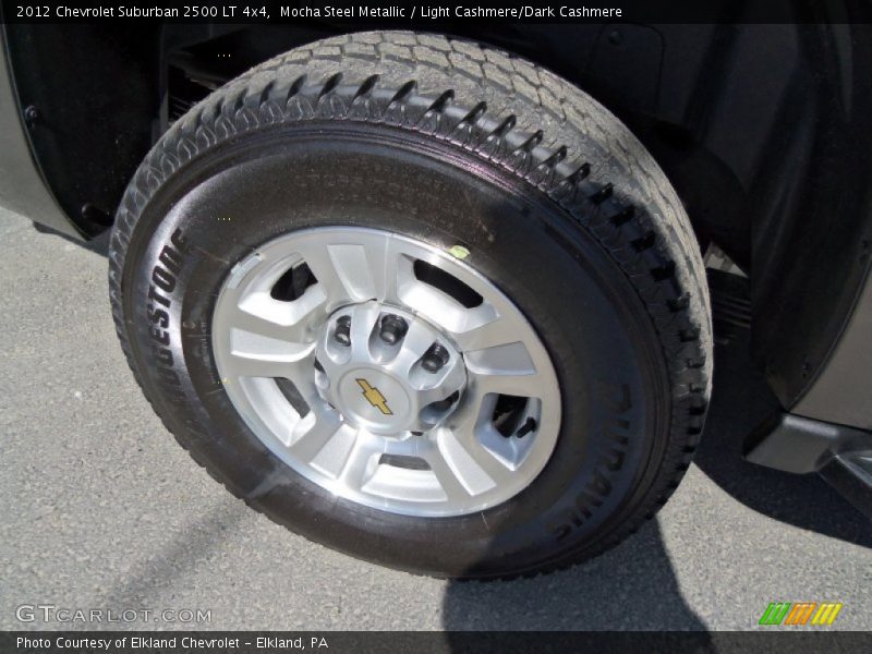 Mocha Steel Metallic / Light Cashmere/Dark Cashmere 2012 Chevrolet Suburban 2500 LT 4x4
