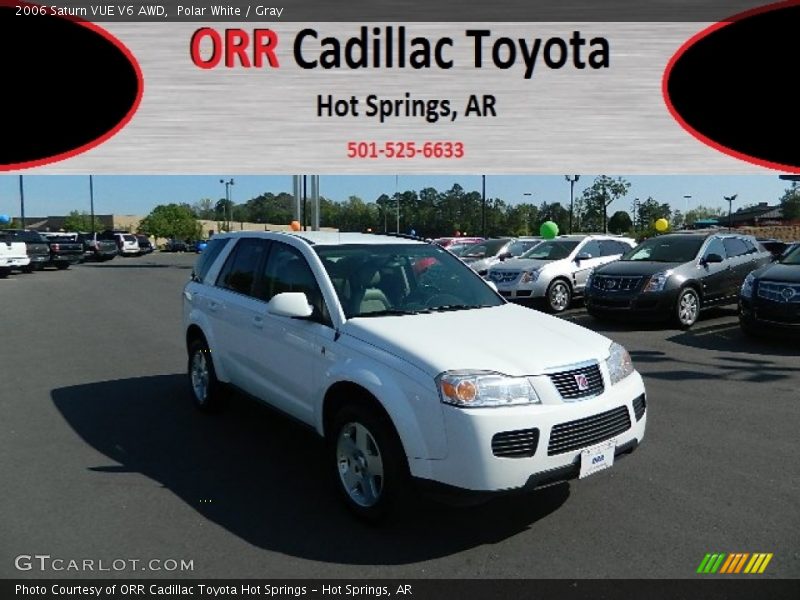 Polar White / Gray 2006 Saturn VUE V6 AWD