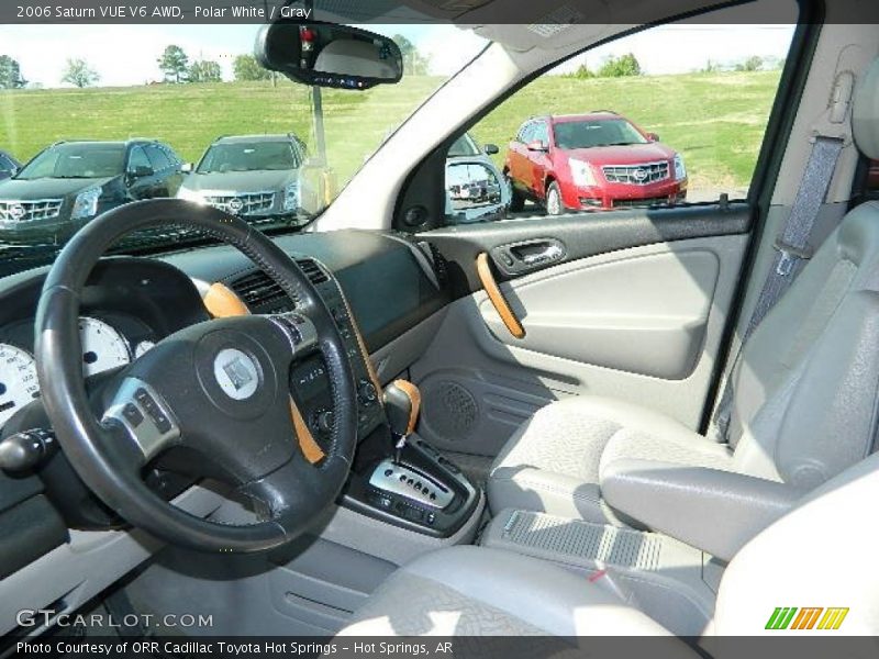 Polar White / Gray 2006 Saturn VUE V6 AWD