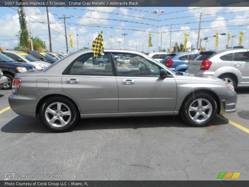 Crystal Gray Metallic / Anthracite Black 2007 Subaru Impreza 2.5i Sedan