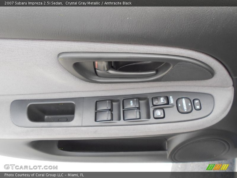 Crystal Gray Metallic / Anthracite Black 2007 Subaru Impreza 2.5i Sedan