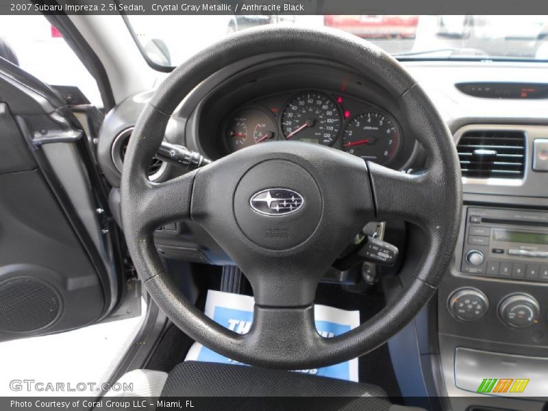 Crystal Gray Metallic / Anthracite Black 2007 Subaru Impreza 2.5i Sedan