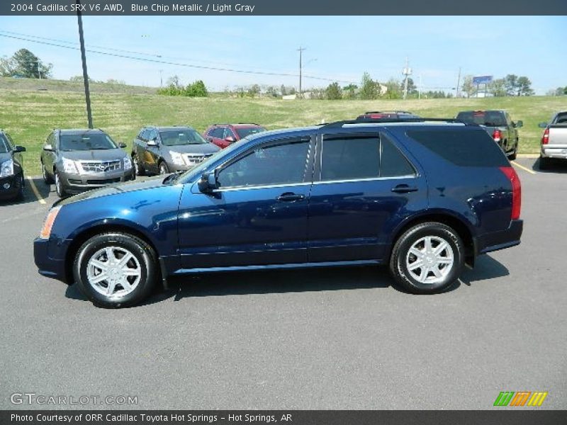 Blue Chip Metallic / Light Gray 2004 Cadillac SRX V6 AWD