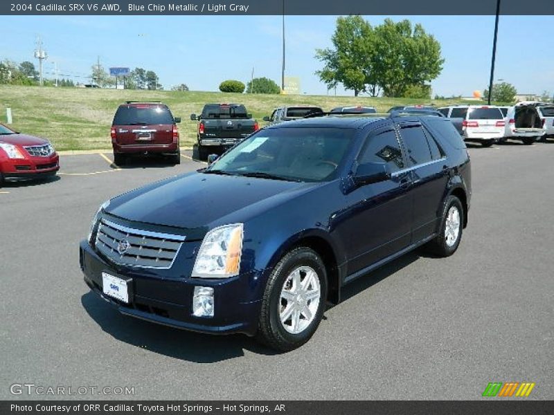 Blue Chip Metallic / Light Gray 2004 Cadillac SRX V6 AWD