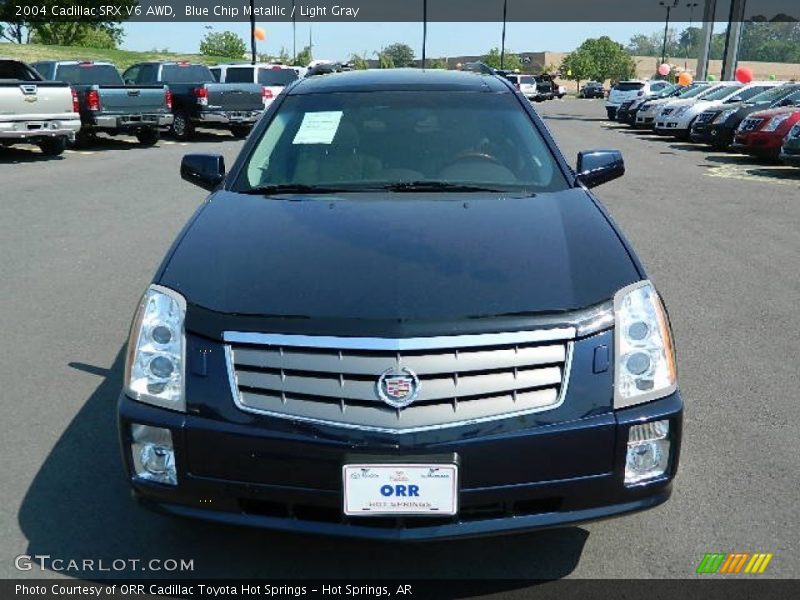 Blue Chip Metallic / Light Gray 2004 Cadillac SRX V6 AWD