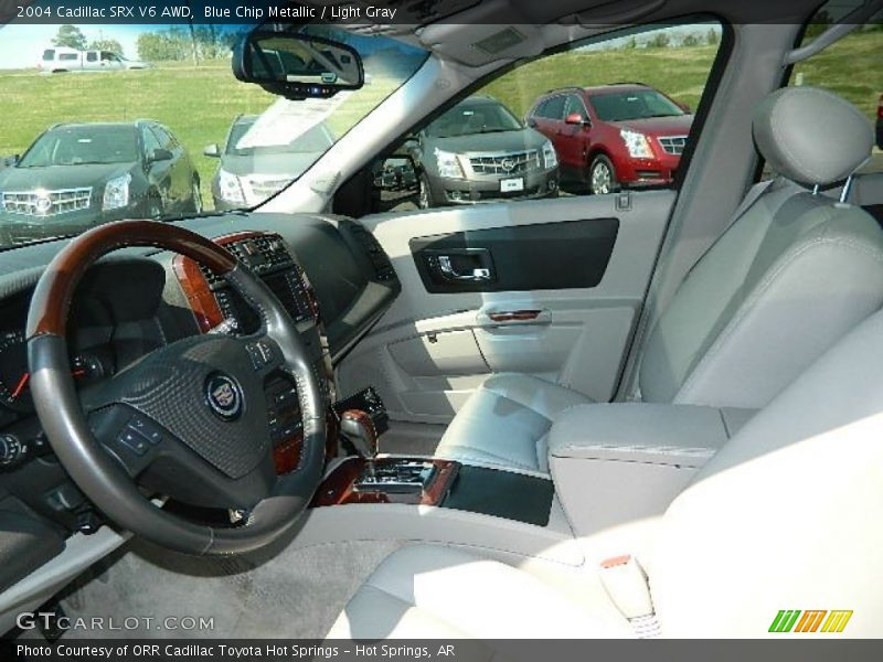 Blue Chip Metallic / Light Gray 2004 Cadillac SRX V6 AWD