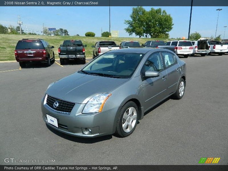 Magnetic Gray / Charcoal/Steel 2008 Nissan Sentra 2.0