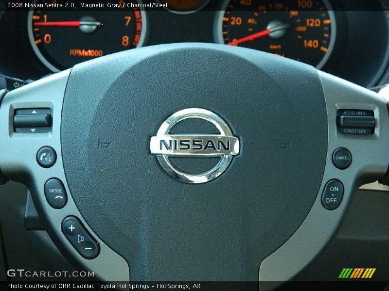 Magnetic Gray / Charcoal/Steel 2008 Nissan Sentra 2.0