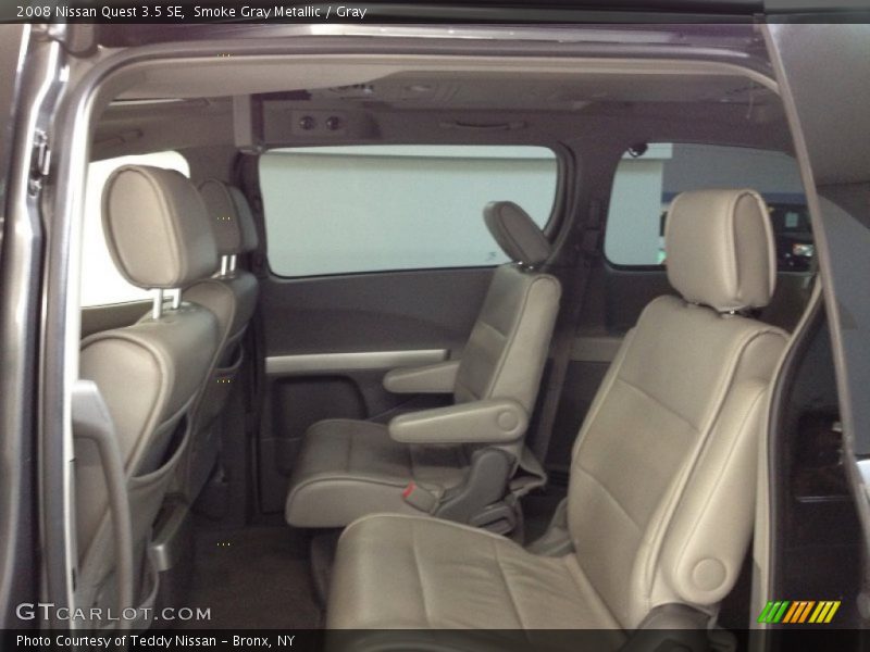 Smoke Gray Metallic / Gray 2008 Nissan Quest 3.5 SE