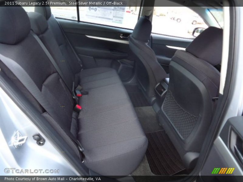 Steel Silver Metallic / Off-Black 2011 Subaru Legacy 2.5i Premium