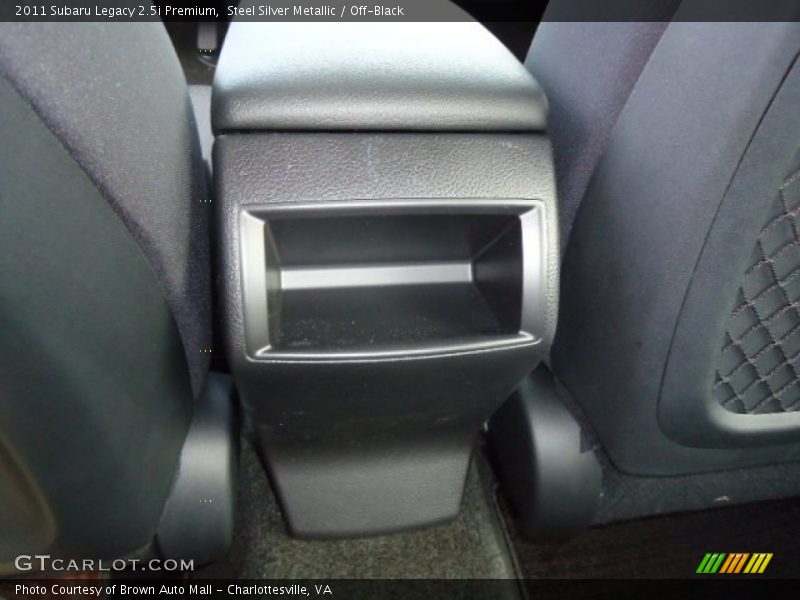 Steel Silver Metallic / Off-Black 2011 Subaru Legacy 2.5i Premium