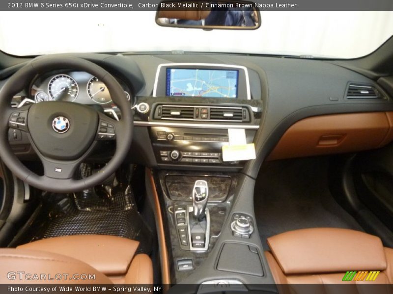 Dashboard of 2012 6 Series 650i xDrive Convertible