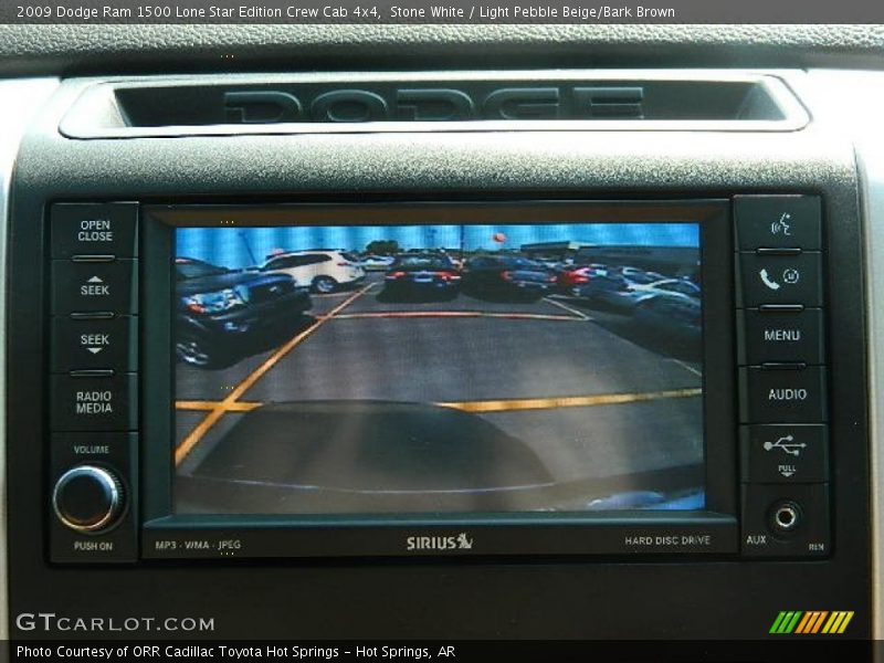 Stone White / Light Pebble Beige/Bark Brown 2009 Dodge Ram 1500 Lone Star Edition Crew Cab 4x4