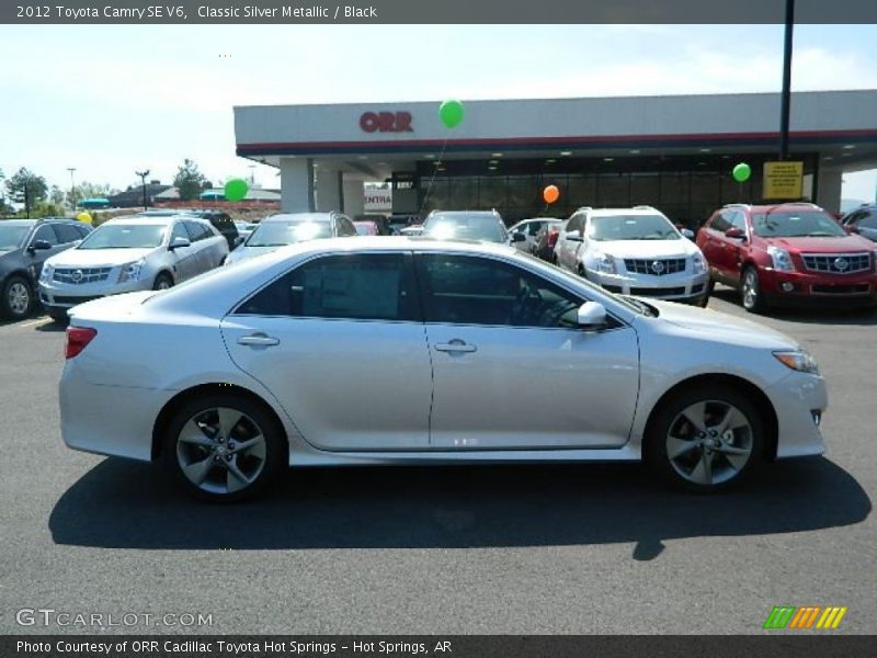 Classic Silver Metallic / Black 2012 Toyota Camry SE V6