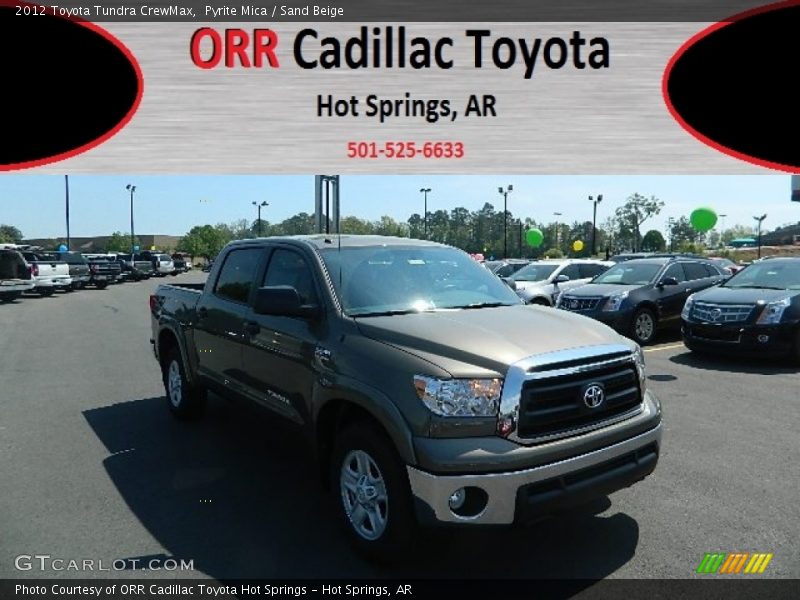 Pyrite Mica / Sand Beige 2012 Toyota Tundra CrewMax