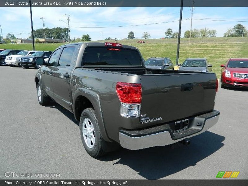 Pyrite Mica / Sand Beige 2012 Toyota Tundra CrewMax
