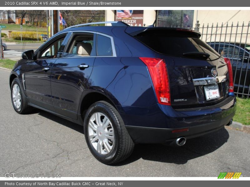 Imperial Blue / Shale/Brownstone 2010 Cadillac SRX 4 V6 AWD