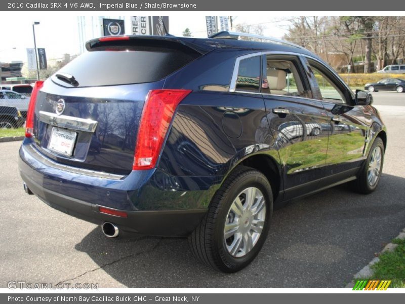 Imperial Blue / Shale/Brownstone 2010 Cadillac SRX 4 V6 AWD