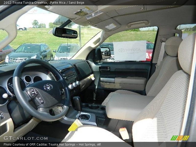 Pyrite Mica / Sand Beige 2012 Toyota Tundra CrewMax