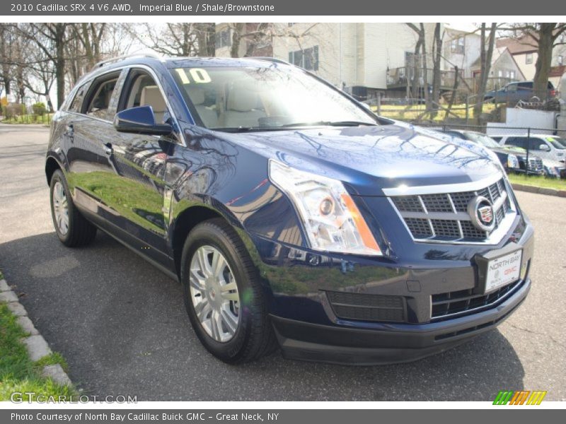Imperial Blue / Shale/Brownstone 2010 Cadillac SRX 4 V6 AWD