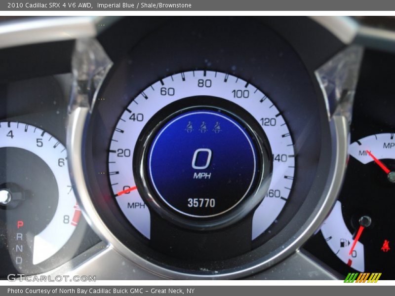 Imperial Blue / Shale/Brownstone 2010 Cadillac SRX 4 V6 AWD