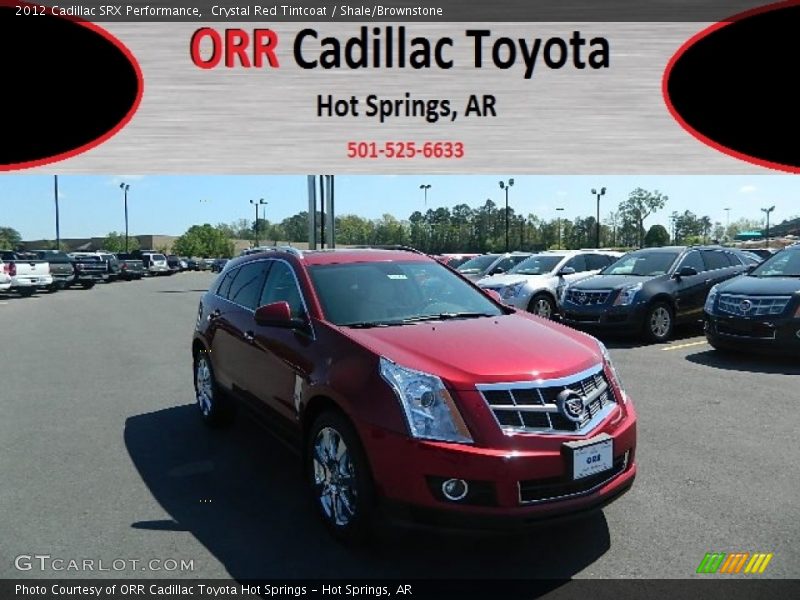 Crystal Red Tintcoat / Shale/Brownstone 2012 Cadillac SRX Performance