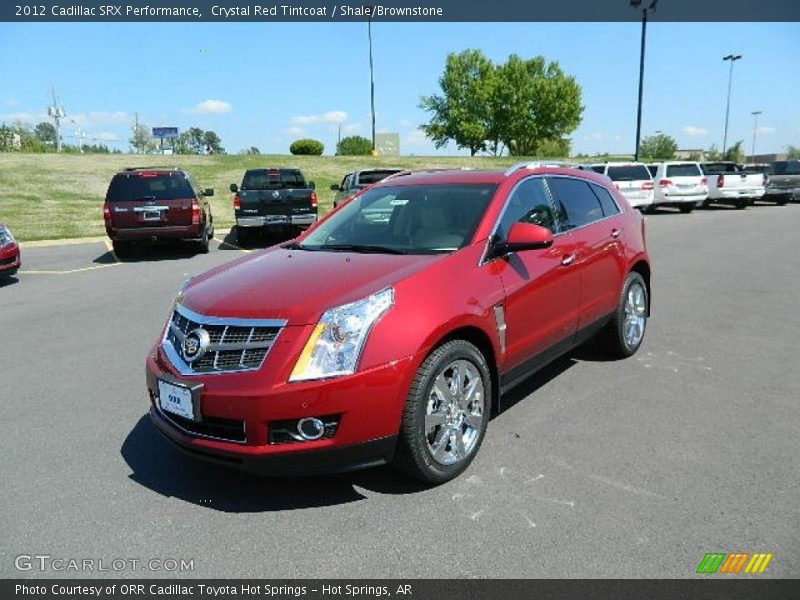 Crystal Red Tintcoat / Shale/Brownstone 2012 Cadillac SRX Performance